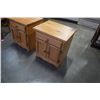 Image 3 : PAIR OF PINE NIGHTSTANDS