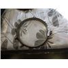 Image 1 : VINTAGE BRASS 20 INCH PORTHOLE W/ REPLACEMENT PLEXI GLASS INSERT