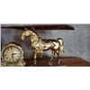 Image 2 : Brass gibraltar horse clock/lamp