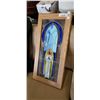 Image 1 : HANGING LEADED GLASS WINDOW