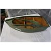 Image 1 : Wooden row boat model with paddles