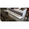 Image 2 : WHITE TWIN SIZE STORAGE HEADBOARD