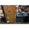 Image 3 : GREEN WIRE METAL FOLDING IRON SHELF
