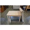 Image 1 : 2 IKEA PINE ENDTABLES, ONE TOGETHER, ON IN BOX