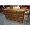 Image 1 : OAK 9 DRAWER DRESSER