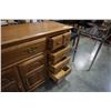 Image 7 : OAK 9 DRAWER DRESSER