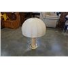 Image 1 : Stone table lamp with unique shade
