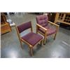 Image 3 : 2 WOOD FRAMED CHAIRS