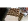 Image 2 : 2 boxes of wrapped shot glasses and box of serving pieces
