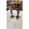 Image 3 : METAL CUPID FIGURE CANDLE HOLDERS