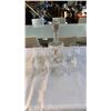 Image 1 : CRYSTAL DECANTER AND 4 CUPS