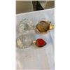 Image 4 : Lot of metal turtle boxes, snail and fish collectibles