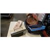 Image 1 : Sony 8r 12 a 7 transistor radio and basket of collectibles