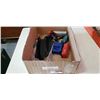 Image 1 : Box of model train track and cars