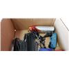 Image 2 : Box of model train track and cars