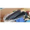 Image 4 : Box of model train track and cars