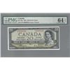 Image 1 : Bank of Canada BC-33a 1954 $20 LOW SERIAL NUMBER CHUNC64EPQ PMG