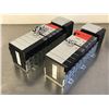 Image 2 : (2) ALLEN BRADLEY 1756-A10, 1756-PA75 10 SLOT CHASSIS W/ MODULES