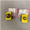 Image 2 : (2) - NEW  ALLEN BRADLEY 800Z-GP3 POWER/FAULT ZERO FORCE PUSHBUTTONS_800Z-G2AH1