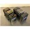 Image 2 : (2) ALLEN BRADLEY 1746-A7, 1746-P1 7 SLOT CHASSIS W/ POWER SUPPLY & MODULES