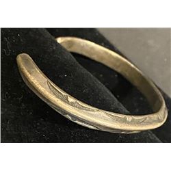 Ingot Cuff Bracelet stamped US Navajo 2