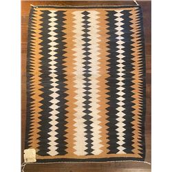 Vintage Navajo Floor Rug 53-inches by 37.5-inches
