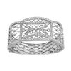 Image 1 : 2.51 CTW Diamond Bangle 18K White Gold - REF-541F2N