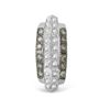 0.48 CTW White & Brown Diamond Necklace 14K White Gold - REF-39K3W