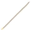 1/2 CTW Womens Round Diamond Tennis Bracelet 10kt Yellow Gold - REF-88V5Y