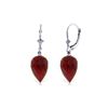 Image 1 : Genuine 26.1 ctw Ruby Earrings 14KT White Gold - REF-37T8A