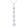 0.75 CTW Diamond Necklace 14K White Gold - REF-84K6W