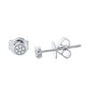 Image 1 : 0.09 CTW Diamond Earrings 14K White Gold - REF-13R2K