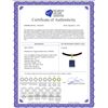Image 2 : Genuine 7.01 ctw Sapphire & Diamond Necklace 14KT Yellow Gold - REF-80Y6F