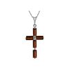 Image 1 : Genuine 1.15 ctw Garnet Necklace 14KT White Gold - REF-28H4X