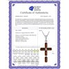Image 2 : Genuine 1.15 ctw Garnet Necklace 14KT White Gold - REF-28H4X