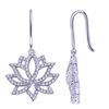 Image 1 : 0.21 CTW Diamond Earrings 14K White Gold - REF-24K4W