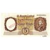 Image 1 : Banco Central de la Republica Argentina. ND (1960s) Specimen Note.