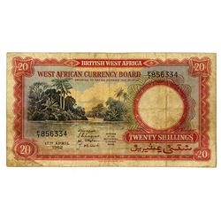 West African Currency Board. 1962. Issued Note.