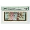 Image 1 : Banque du Royaume du Burundi. 1965. Color Trial Specimen Banknote.
