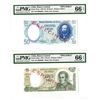 Image 1 : Banco Central de Chile. 1975-1978. Pair of Specimen Banknotes.