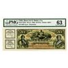 Image 1 : Banco de D. Matte y Ca. ND (ca.1888). Remainder Banknote.