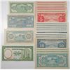 Image 1 : Central Reserve Bank of China. 1937-1945. Lot of 21 Issued Notes.