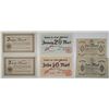 Image 1 : Aldenburg, Neurode, & Neuwied. 1918. Lot of 6 Issued Emergency Notgeld Banknotes.