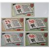 Image 3 : Braunschweich, Plauen im Vogtland, & Rothenburg ob der Tauber. 1918-1921. Lot of 15 Issued Emergency