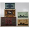 Image 2 : Braunschweig & Sta¤furt. 1918. Lot of 5 Issued Emergency Notgeld Banknotes.