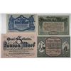 Image 1 : Chemnitz. 1918-1919. Lot of 4 Issued Emergency Notgeld Local Notes.