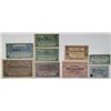 Image 1 : Coblenz (Koblenz) & Cottbus. 1918. Lot of 9 Issued Emergency Notgeld Banknotes.