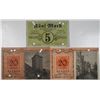 Image 1 : Menden. 1918. Lot of 3 Issued Emergency Notgeld Banknotes, the only Examples found in the collection