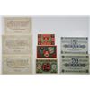 Image 2 : Norder-Dithmarschen, Offenburg & Pasing. 1918. Lot of 8 Issued Emergency Notgeld Banknotes.