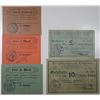 Image 1 : N_renberg & Neuhaus. 1918. Lot of 5 Issued Emergency Notgeld Banknotes.